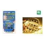 Διακοσμητική Ταινία LED 120cm 60LED-5050-5V Λευκού Φωτός