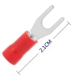 Ακροδέκτες Διχαλωτοί 2.1cm 12 Τεμάχια SVM1.25-4 63048