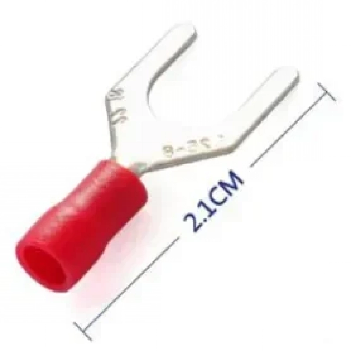 Ακροδέκτες Διχαλωτοί 2.1cm 12 Τεμάχια SVL1.25-6 63051