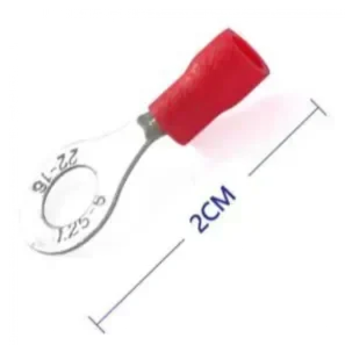 Ακροδέκτες Οπής 2cm 12 Τεμάχια RV1.25-6 63072