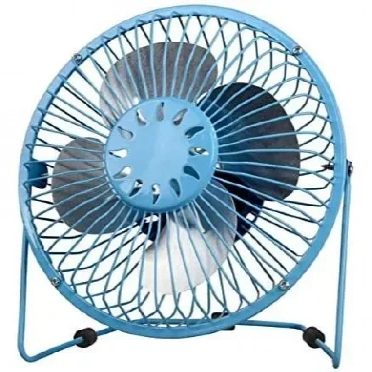 Mini Επιτραπέζιος Ανεμιστήρας 19cm Σε Μπλε Χρώμα ΚΜΤ Tools 8435340695746
