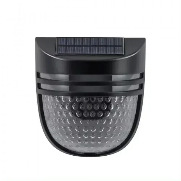 Ηλιακό Φωτιστικό Τοίχου 5V 0,3W 6500K IP65 Μαύρο 110x102x57mm Universo YH0613-F