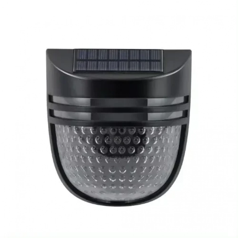 Ηλιακό Φωτιστικό Τοίχου 5V 0,3W 6500K IP65 Μαύρο 110x102x57mm Universo YH0613-F