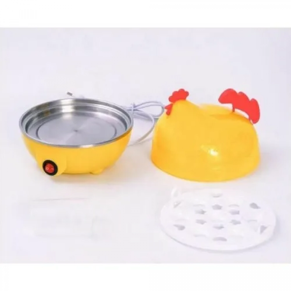 Ηλεκτρικός βραστήρας αυγών 7 θέσεων 350W Egg Cooker - Κίτρινο