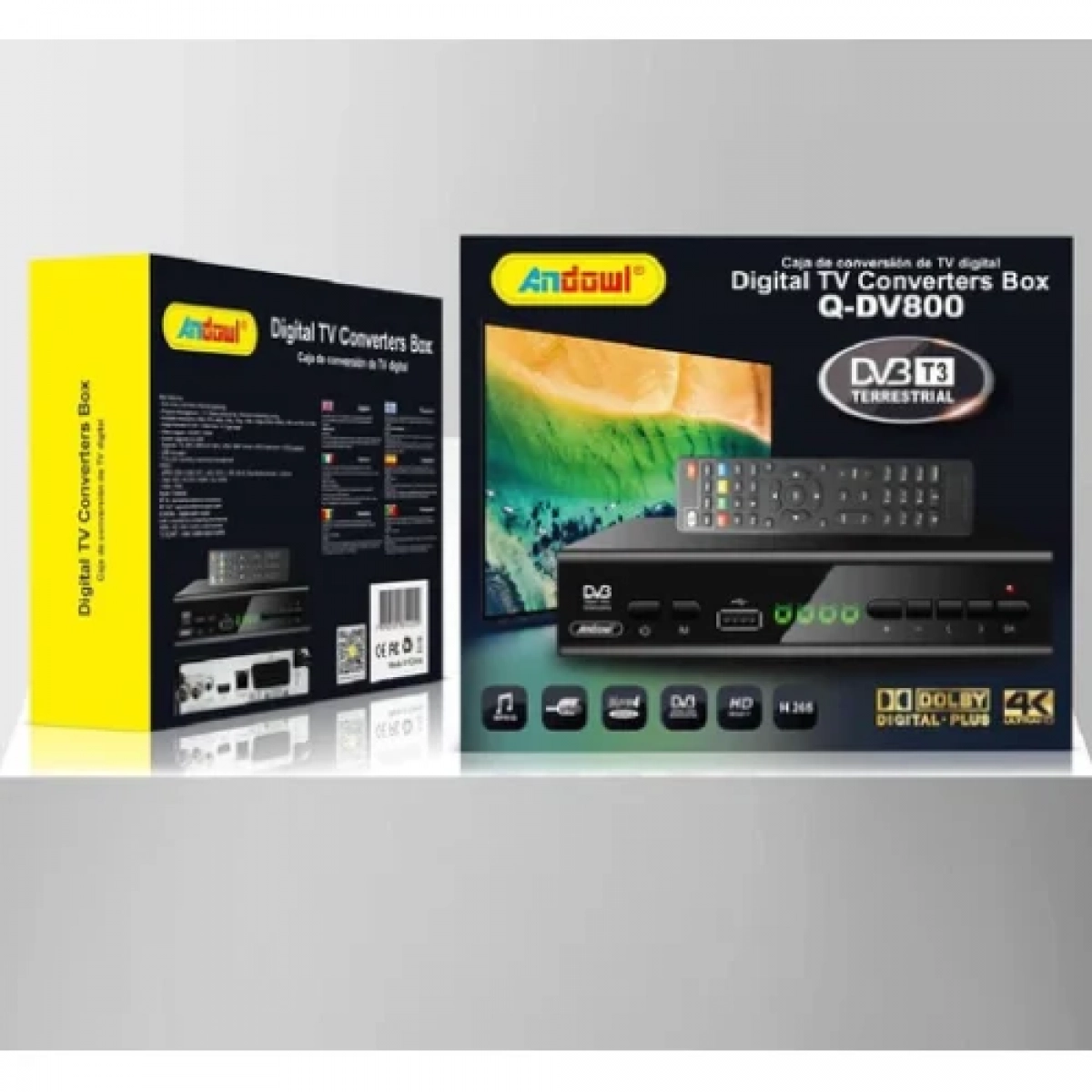 Αποκωδικοποιητής 4K ULTRA HD ANDOWL Q-DV800