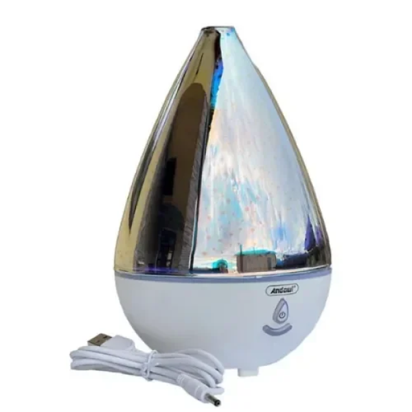 Υγραντήρας Αρωματοθεραπείας LED 135ml Andowl Q-X102 Λευκό