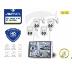 Ολοκληρωμένο Σύστημα CCTV με 4 Έξυπνες Κάμερες WiFi + Monitor Jortan