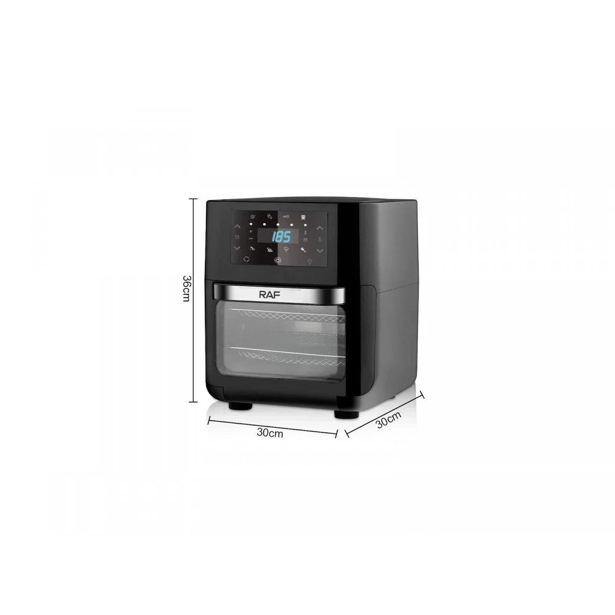 Raf R-5293 Φριτέζα Αέρος με Αποσπώμενο Κάδο 12lt 1700W Μαύρη - Image 4