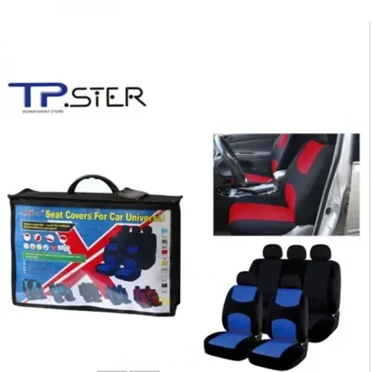 Full Set Κάλυμμα Αυτοκινήτου 9τμχ 30478 XM21-2 Μαύρο Μπλε