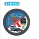 Maxeed Κάλυμμα Τιμονιού Αυτοκινήτου Σιλικόνης Γκρι 30817
