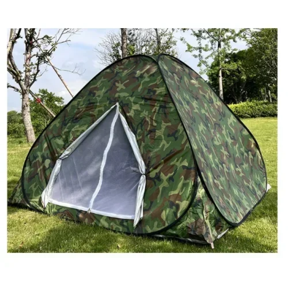 Αυτόματη Σκηνή Camping για 2 Άτομα Αδιάβροχη με Τσάντα μεταφοράς 200x200x130 εκ Camouflage