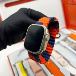 Ultra Smartwatch 7 in 1 Strap με 7 διαφορετικά Λουράκια - Ροζ/Πορτοκαλί