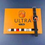 Ultra Smartwatch 7 in 1 Strap με 7 διαφορετικά Λουράκια - Μαύρο