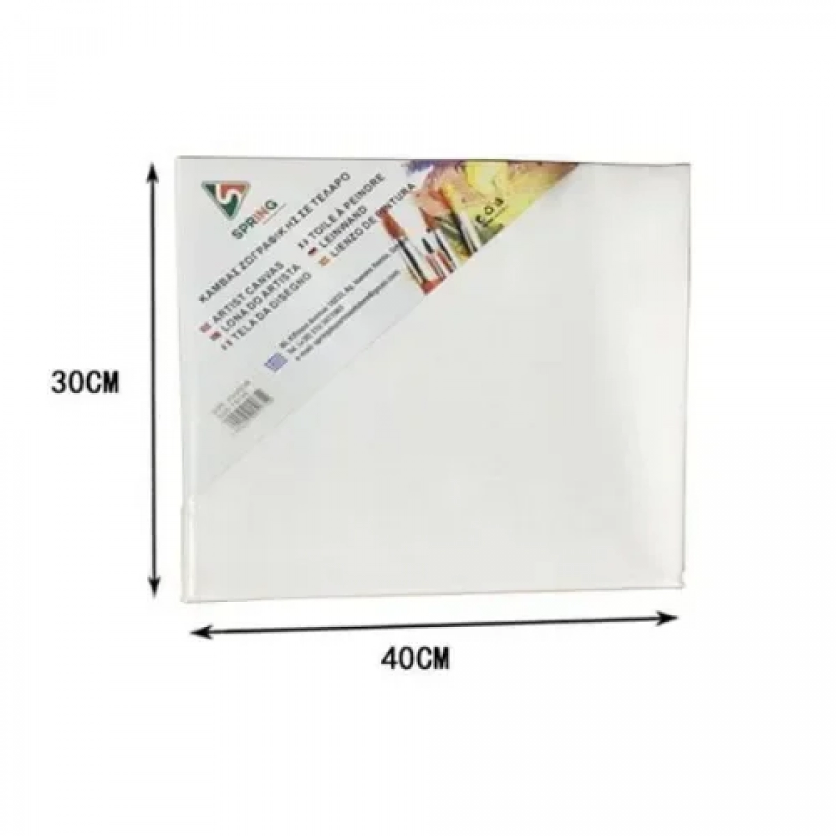 Καμβάς Ζωγραφικής Λευκός σε Τελάρο 30x40x1.6 cm 151343