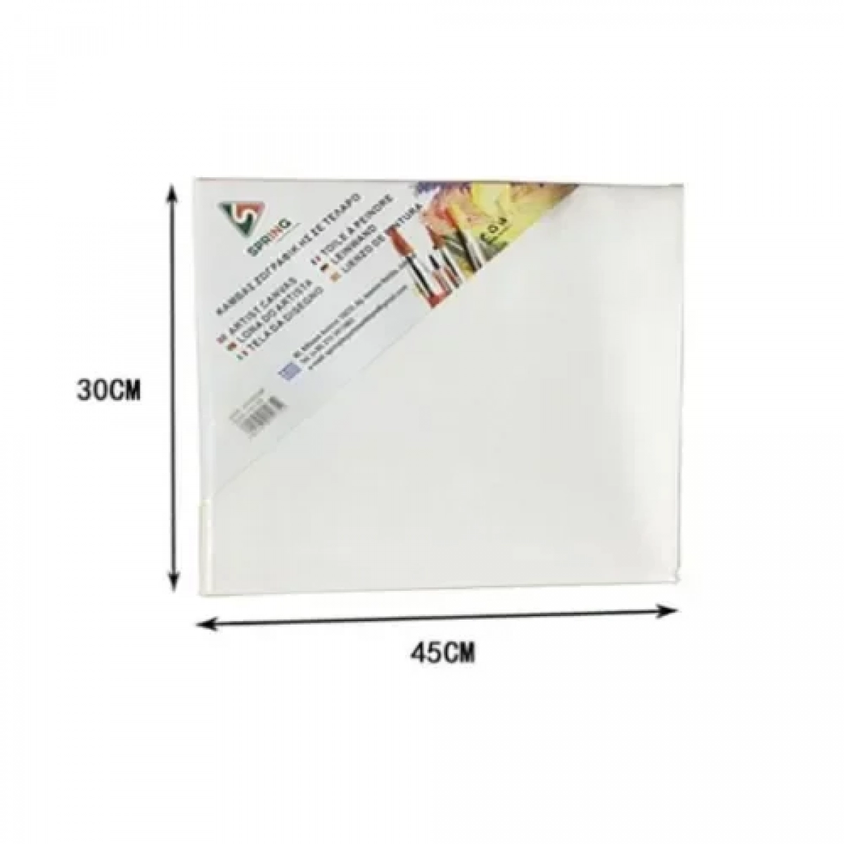 Καμβάς Ζωγραφικής Λευκός σε Τελάρο 30x45x1.6 cm 15149