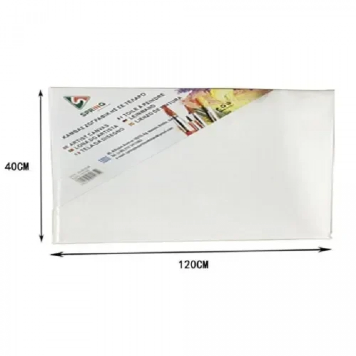 Καμβάς Ζωγραφικής Λευκός σε Τελάρο 40x120x1.6 cm 15157