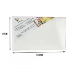 Καμβάς Ζωγραφικής Λευκός σε Τελάρο 50x100x1.6 cm 15163