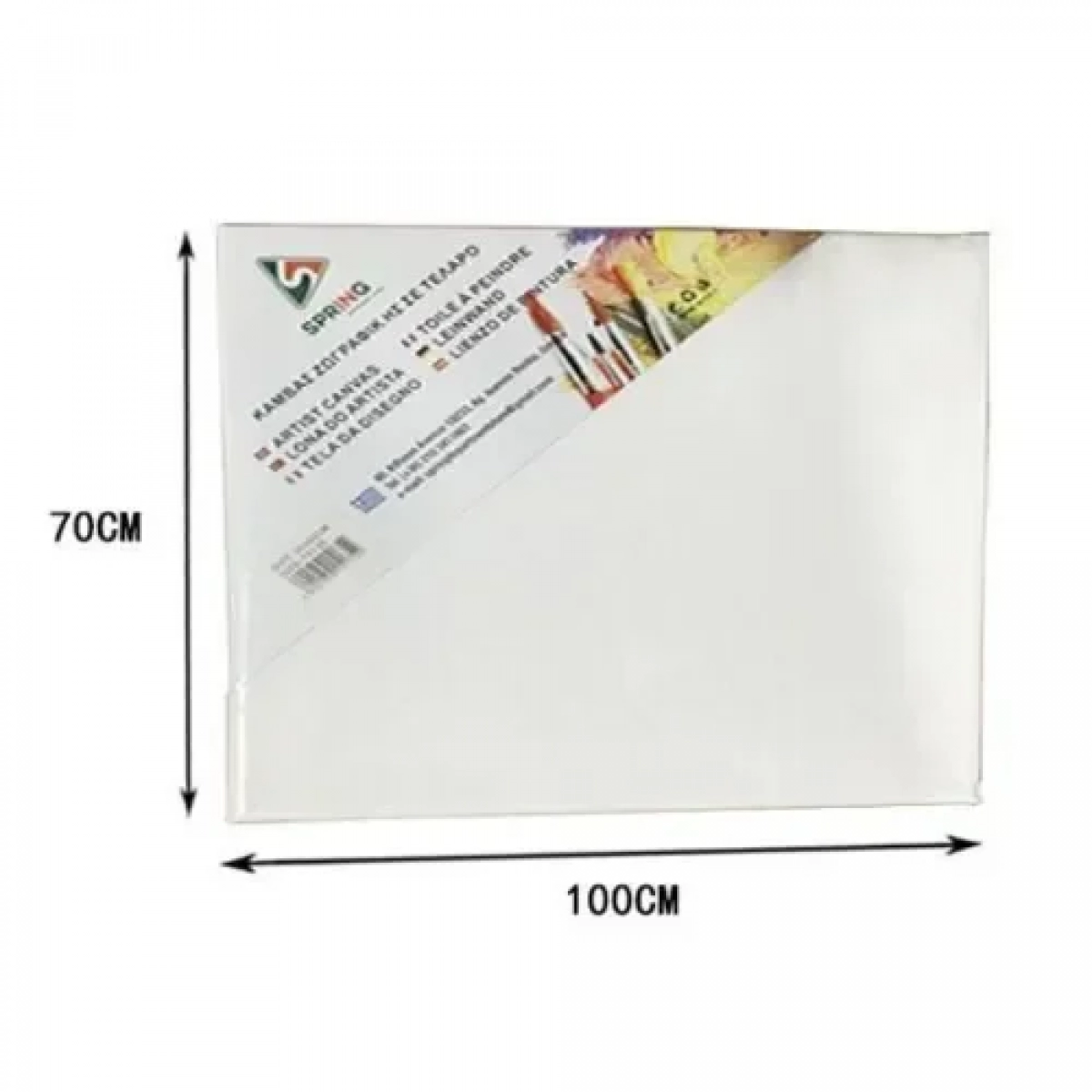 Καμβάς Ζωγραφικής Λευκός σε Τελάρο 70x100x1.6 cm 15172