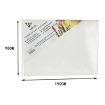 Καμβάς Ζωγραφικής Λευκός σε Τελάρο 90x150x1.6 cm 15177