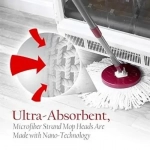 Good Easy Mop Σφουγγαρίστρα με Κουβά – Εύκολο Στύψιμο 360° με 2 ανταλλακτικά πανιά μικροϊνών