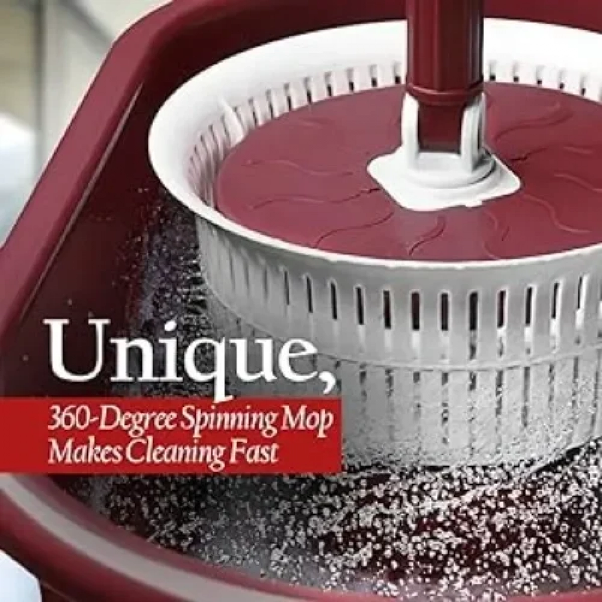 Good Easy Mop Σφουγγαρίστρα με Κουβά – Εύκολο Στύψιμο 360° με 2 ανταλλακτικά πανιά μικροϊνών