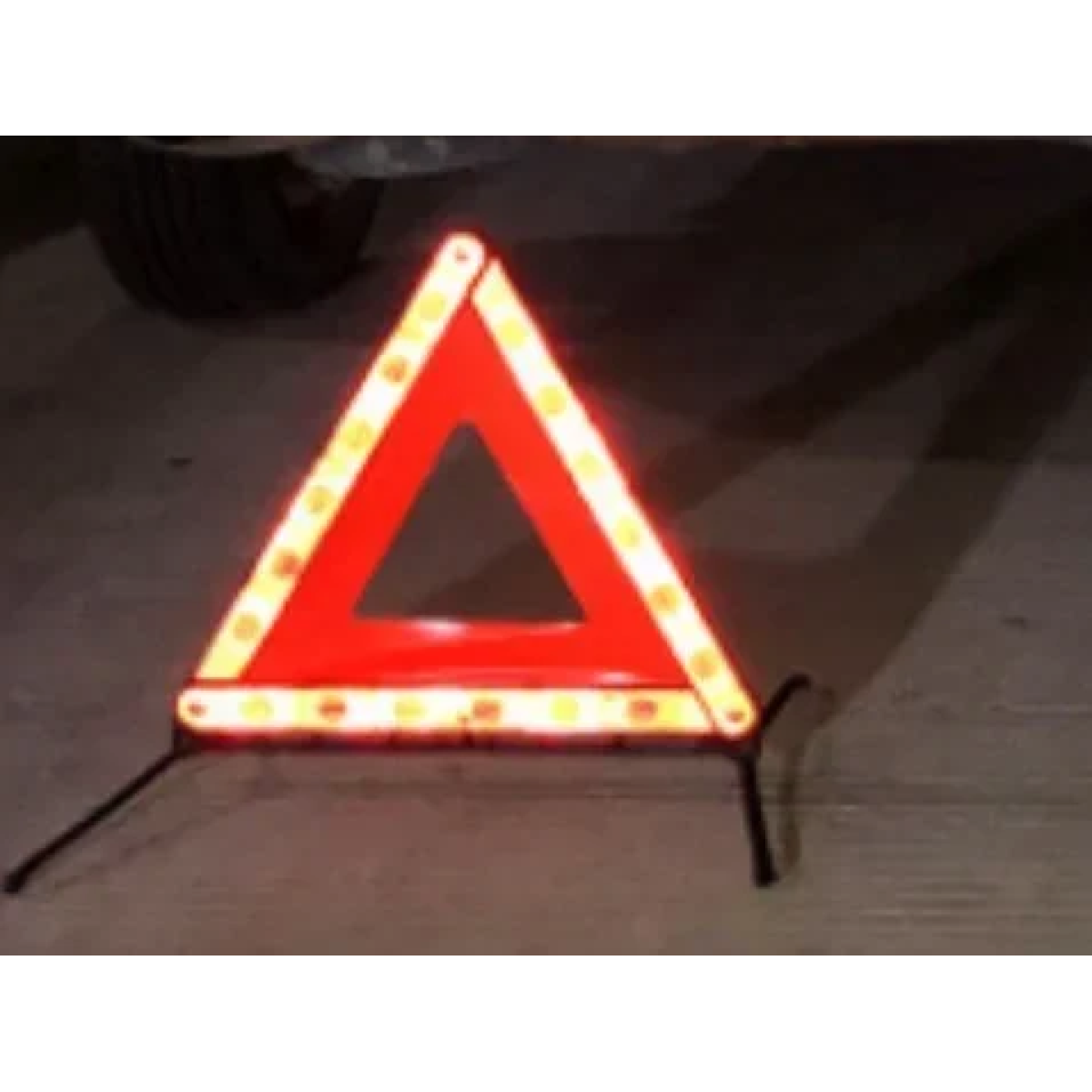 Αντανακλαστικό τρίγωνο έκτακτης ανάγκης με βάση & θήκη