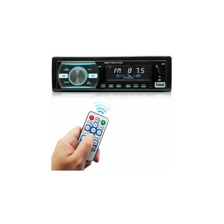 Ηχοσύστημα Αυτοκινήτου Universal 1DIN 12V Bluetooth USB/SD/FM/WMA/ WAV Audio Stereo MP3 Player με Τηλεχειριστήριο