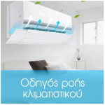 Οδηγός Ροής Αέρα Κλιματιστικού - Λευκό