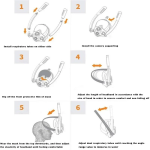 Full Face Snorkel Mask Ολοπρόσωπη Μάσκα Θάλασσας με 2 Αναπνευστήρες & Βάση για Action Camera HJKB K2 - Μαύρη S/M