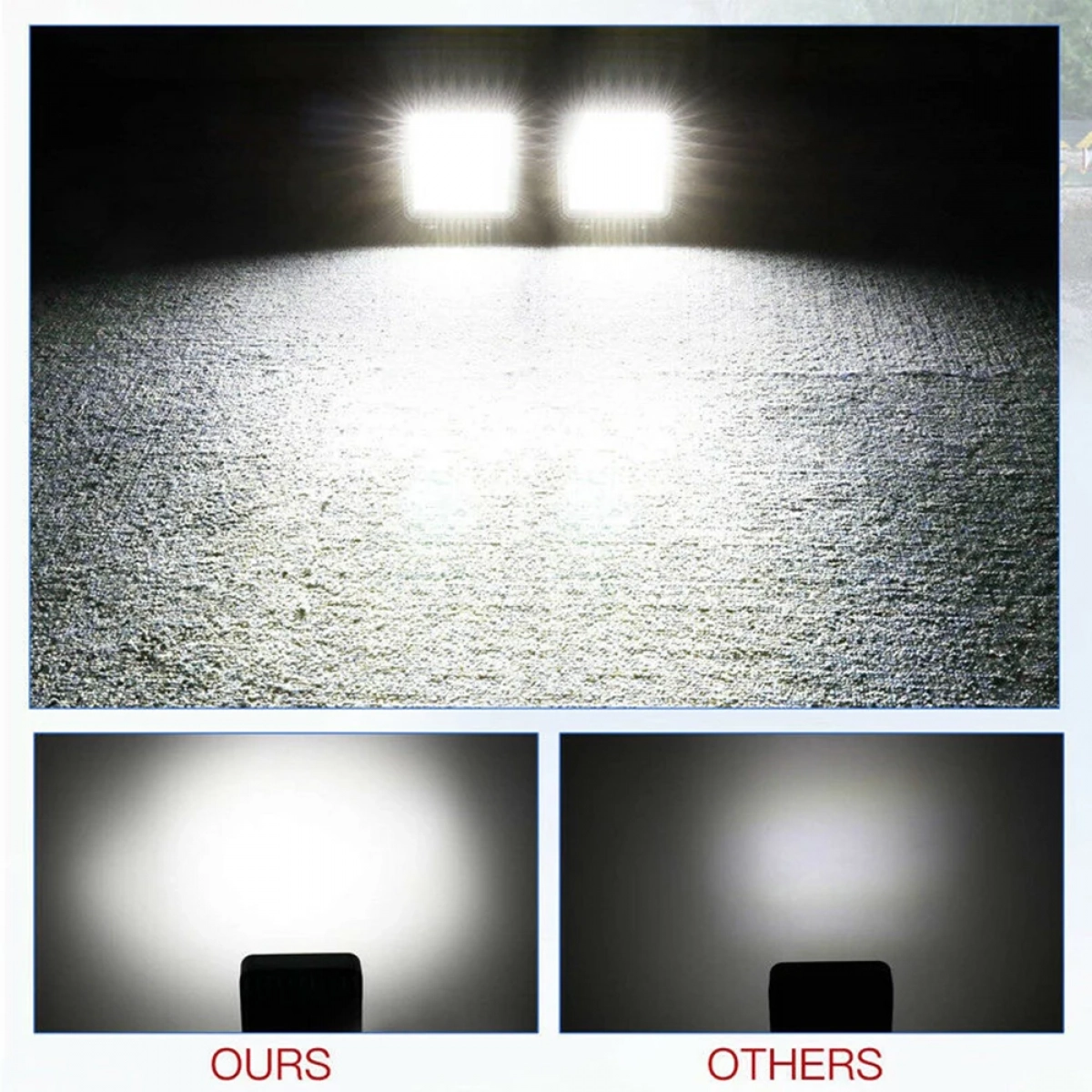 Προβολέας Αυτοκίνητου Led Work Light 126W / 38ΜΜ AM-WT-13