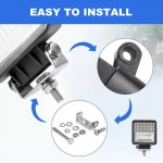 Προβολέας Αυτοκίνητου Led Work Light 126W / 38ΜΜ AM-WT-13