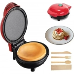 Μίνι Συσκευή Αντικολλητική για Αυγά/Pancakes 1 θέσης - Κόκκινη