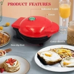 Μίνι Συσκευή Αντικολλητική για Αυγά/Pancakes 1 θέσης - Κόκκινη