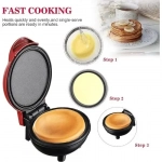 Μίνι Συσκευή Αντικολλητική για Αυγά/Pancakes 1 θέσης - Κόκκινη