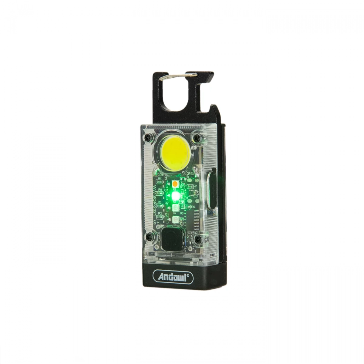 Μίνι ηλιακός Φακός Μπρελόκ LED 300LM COB Andowl 6W Q-D80