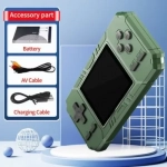 Φορητή Gaming κονσόλα Χειρός 4.3” 520 Παιχνίδια Andowl QGS8 Πράσινη