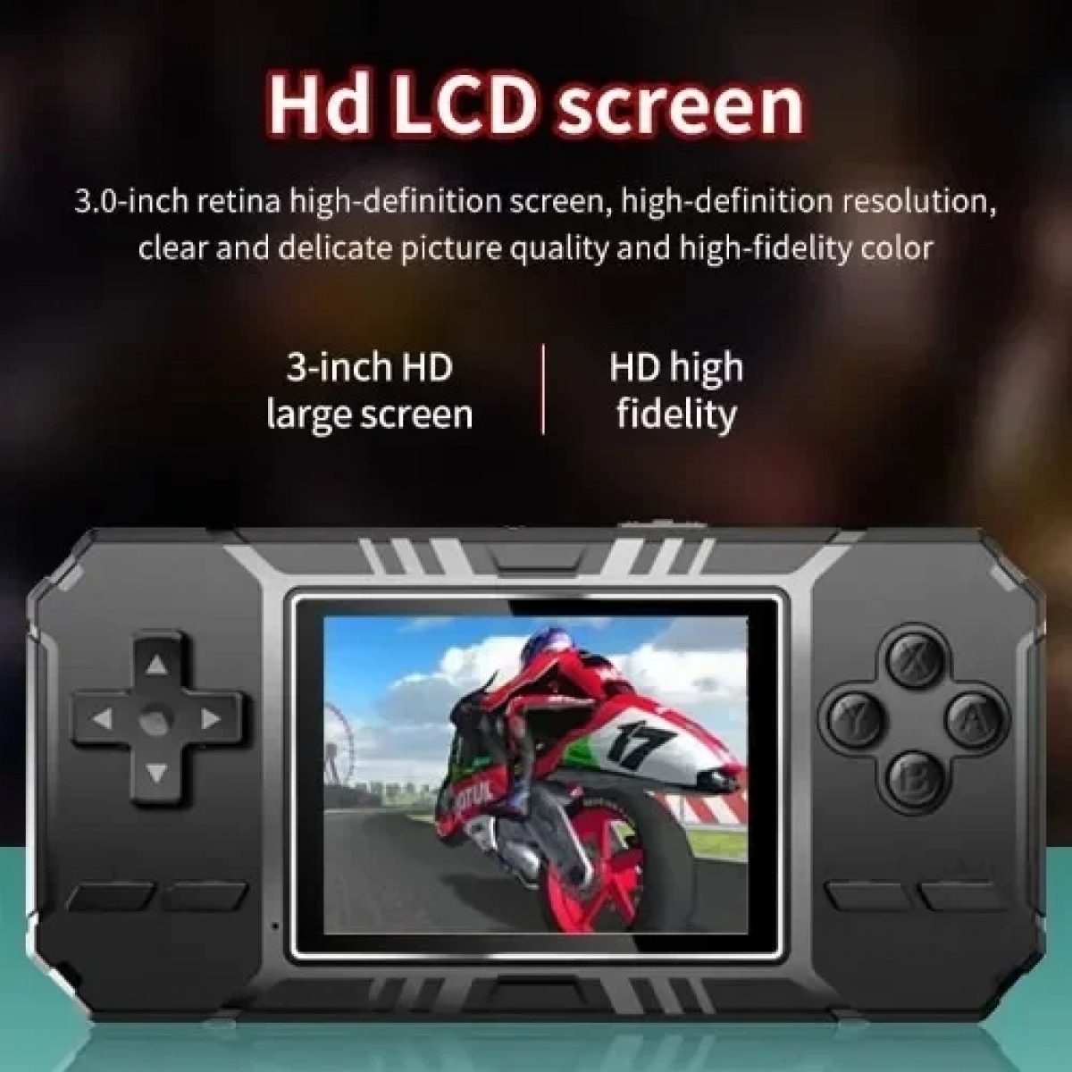 Φορητή Gaming κονσόλα Χειρός 4.3” 520 Παιχνίδια Andowl QGS8 Μπλε
