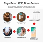Αισθητήρας WiFi Πόρτας/Παραθύρων Powered by tuya Andowl Q-MC51 Λευκό