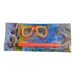 Παιδική Μάσκα Θαλάσσης & Αναπνευστήρας - Πορτοκαλί