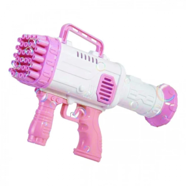 Όπλο Συσκευή για Άπειρες Σαπουνόφουσκες - Bubble Machine Gun - Ροζ