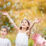 Όπλο Συσκευή για Άπειρες Σαπουνόφουσκες - Bubble Machine Gun - Ροζ