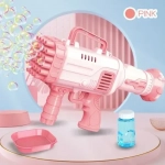 Όπλο Συσκευή για Άπειρες Σαπουνόφουσκες - Bubble Machine Gun - Ροζ