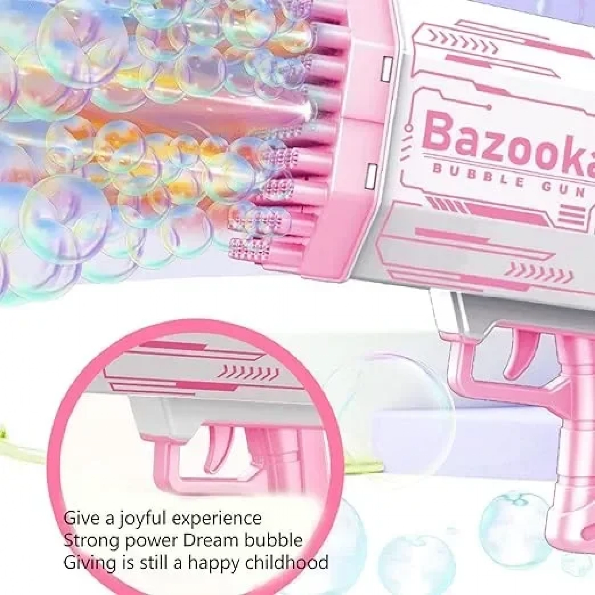 Όπλο Συσκευή για Μπουρμπουλήθρες Bazooka Bubble Gun