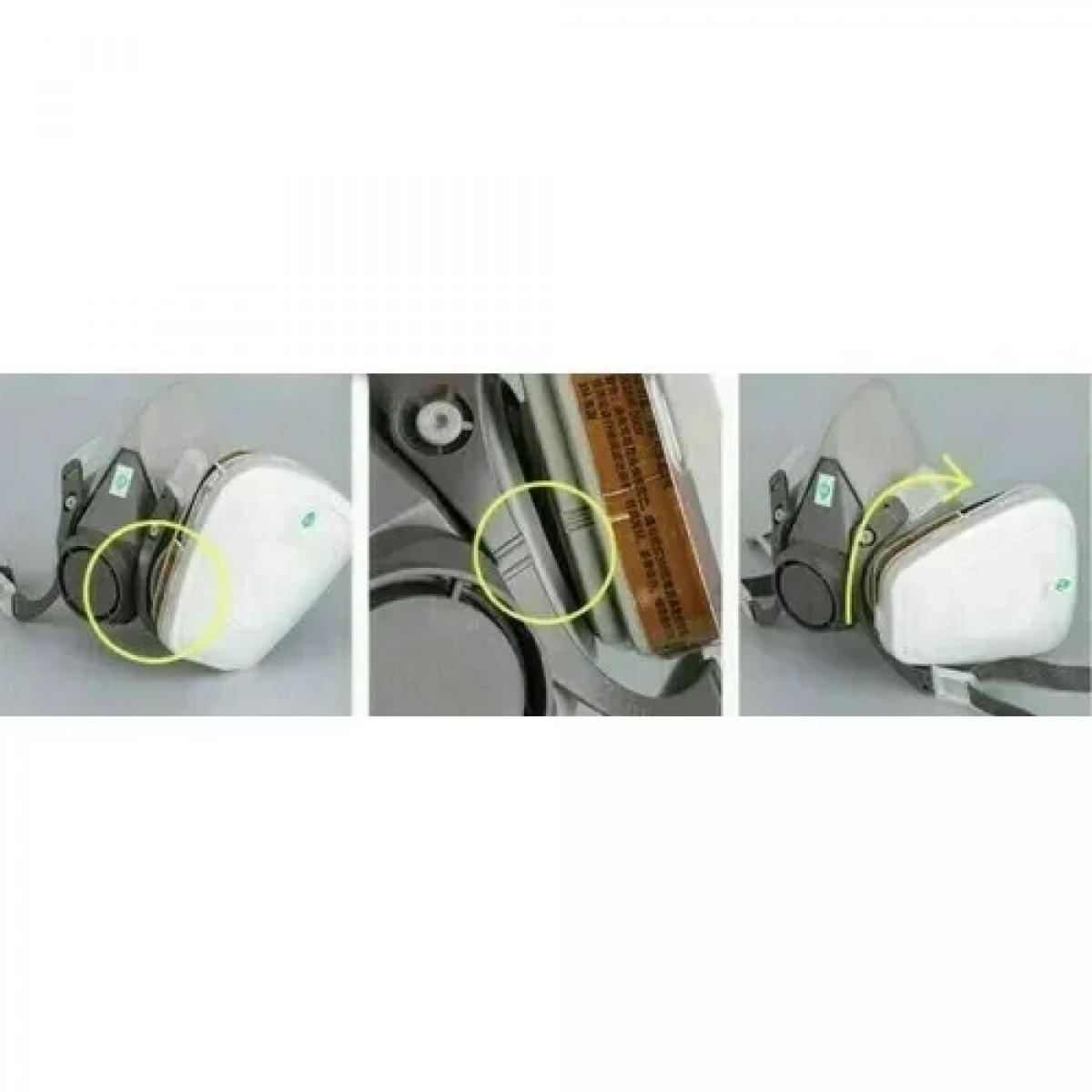 Μάσκα Ημίσεως Προσώπου με Φίλτρα και Προφίλτρα (Α1P2R-ONE SIZE)