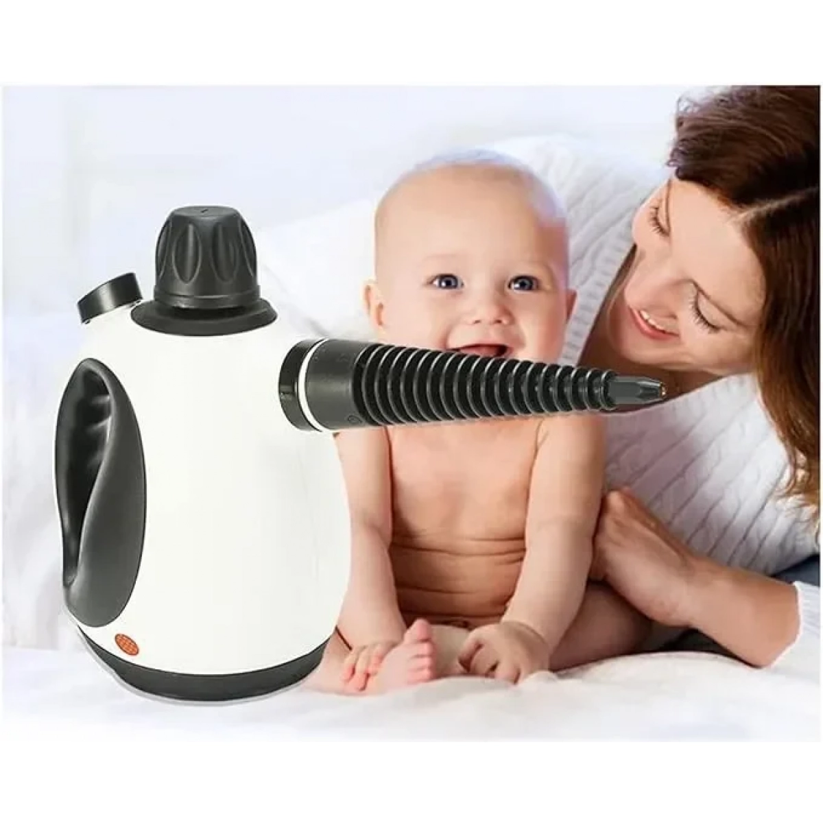Φορητός Ατμοκαθαριστής - Αποστειρωτής 1000W με 6 κεφαλές υψηλής πίεσης χωρίς χημικά 500ML