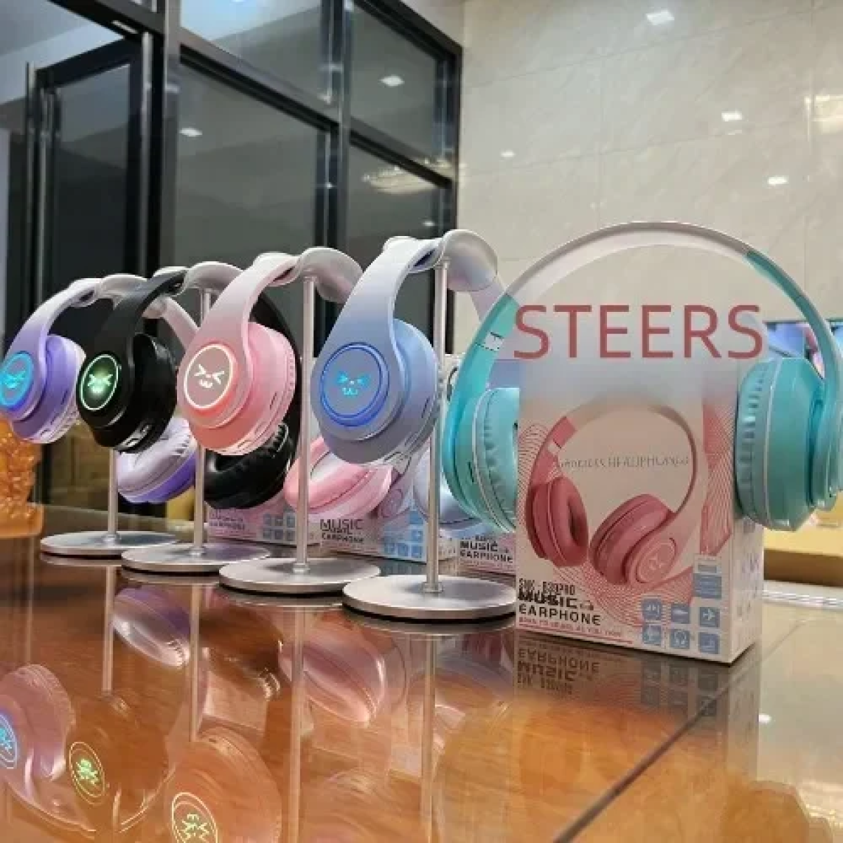 Ασύρματα Ακουστικά Bluetooth HiFi Stereo Αναδιπλούμενα SNK-B39Pro Ροζ