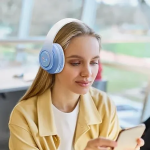 Ασύρματα Ακουστικά Bluetooth HiFi Stereo Αναδιπλούμενα SNK-B39Pro Μπλε