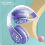 Ασύρματα Ακουστικά Bluetooth HiFi Stereo Αναδιπλούμενα SNK-B39Pro Μωβ