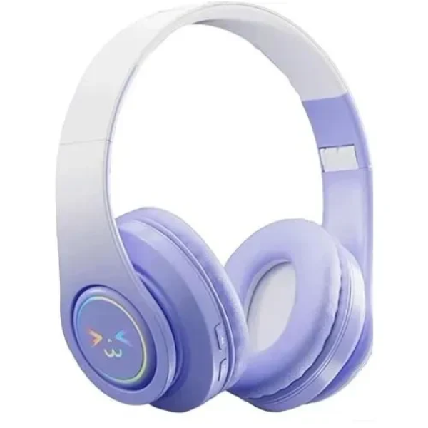 Ασύρματα Ακουστικά Bluetooth HiFi Stereo Αναδιπλούμενα SNK-B39Pro Μωβ