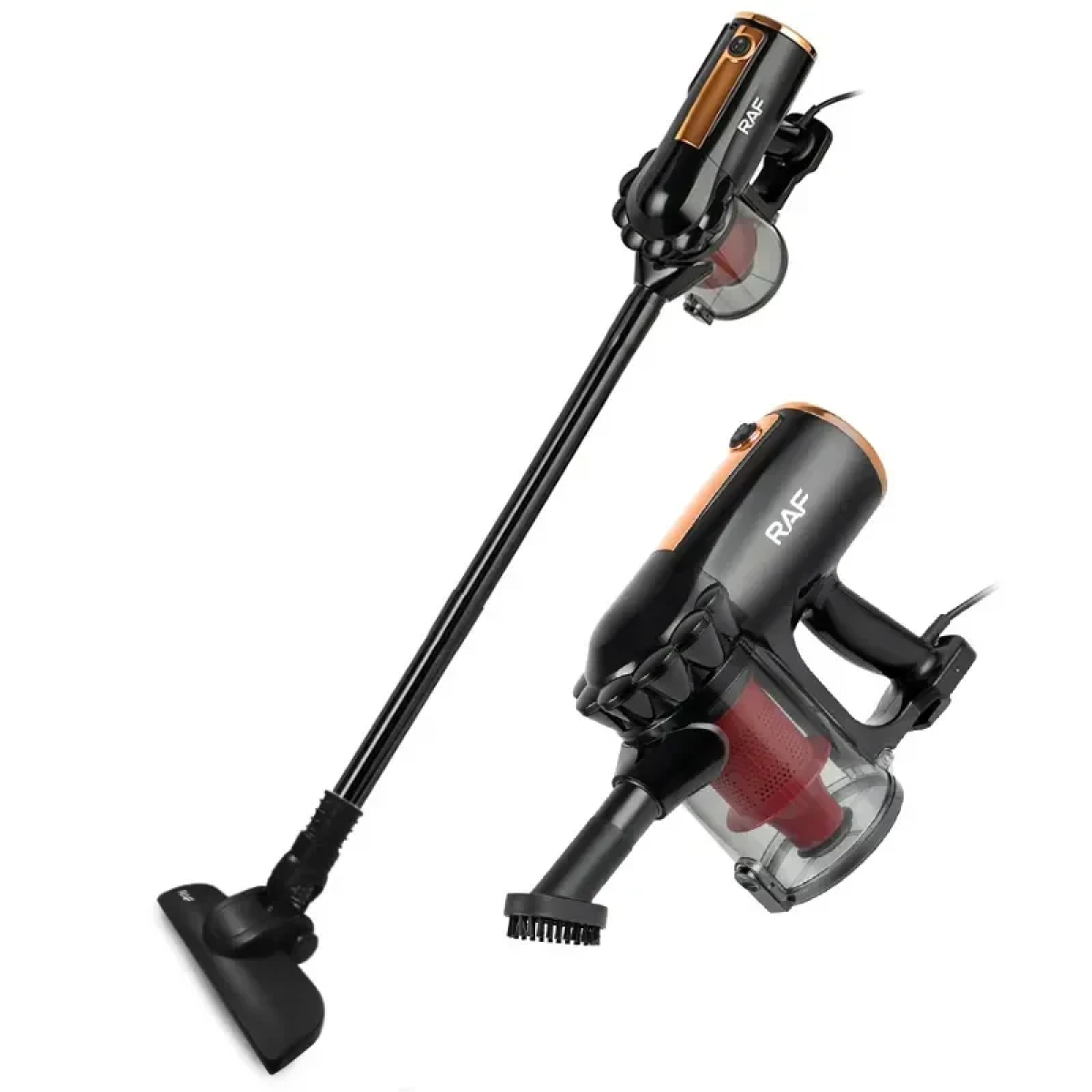 Ηλεκτρική Σκούπα Stick Χωρίς Σακούλα 2 σε 1 600W RAF R.8672